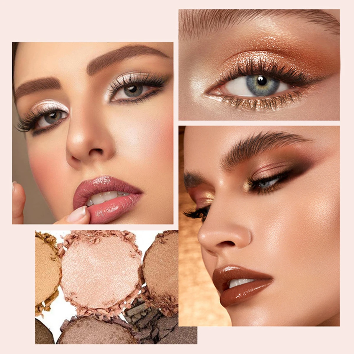 6 Colors Multi-Purpose Eyeshadow Pencil Set, Crouching Pencil Highlighter Set, Fine Glitter Pearlescent Matte Eyeshadow