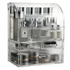 Luxury Cosmetics Storage Box Dressing Table Dustproof Makeup Organizer Case Desktop  Makeup Storage Holder Rack Big Size 6