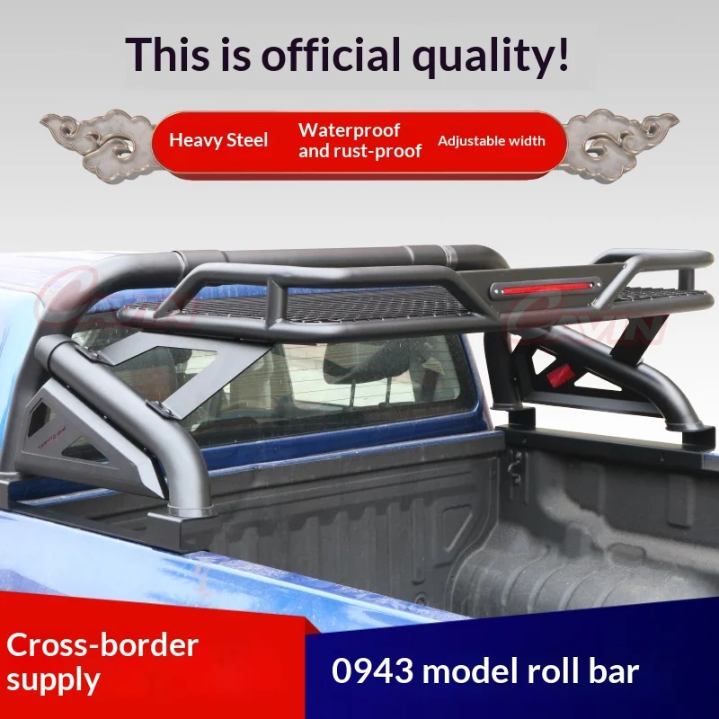 새로운 공장 도매 철제 픽업트럭, 전복 방지 프레임 네트 블랙 롤 케이지 개조된 갠트리 디자인 자동차 부품 중국산