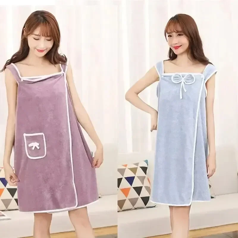 Womens Bath Towels Girls Wearable 140*85Cm Fast Drying Bathing Beach Spa Bathrobes Wash Clothing, Shower Bath And Gym Towel BEST SELLERS