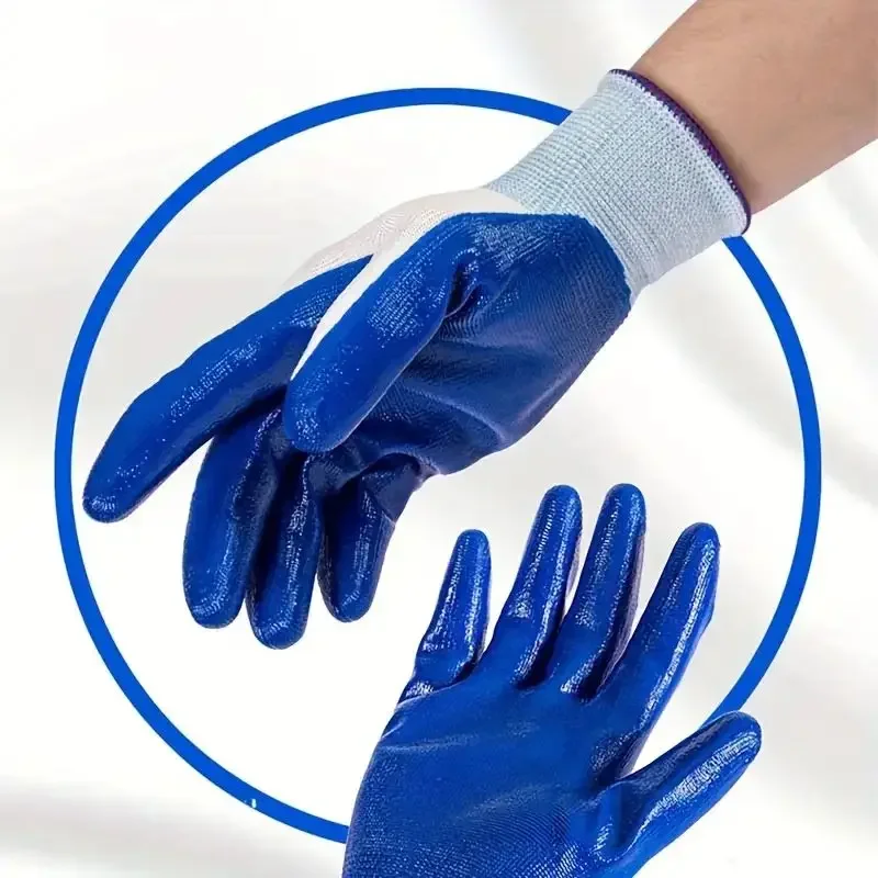 Thin Latex Non-slip Wear-resistant Work Gloves