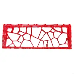 Ventilated Keyboard Shell Case - Enhanced Durability and Airflow, Easy Installation (Translucent pink)