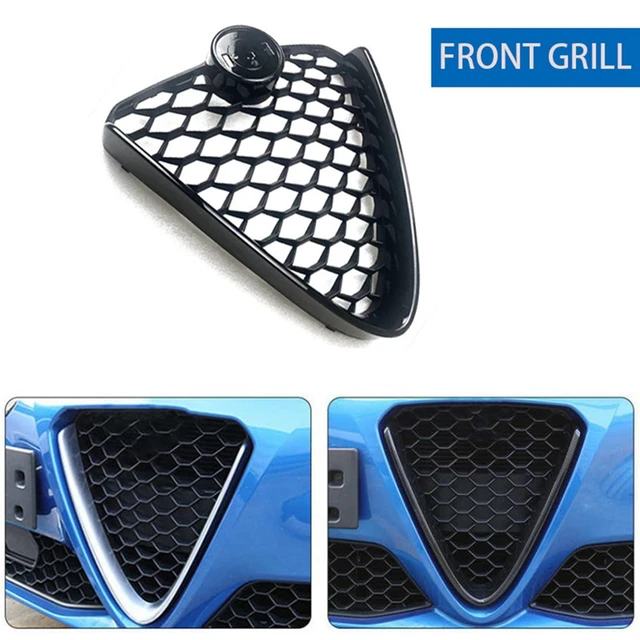 botanist bliver nervøs kandidatskole Car Front Honeycomb Grill Mesh Badgeless Sport Racing Grills For Alfa Romeo  Giulia Base 2016-2021 - Racing Grills - AliExpress