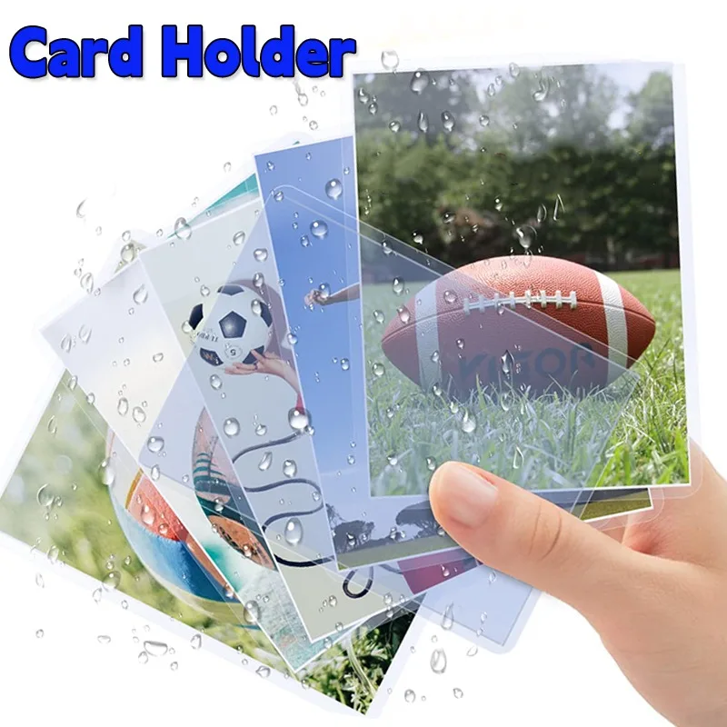 5/10/20/30/50Pcs Clear Toploaders Kpop Idol Photocard Sleeve Anti-scratch PVC DIY Gaming Trading Card HD Plastic Collect Holder 3
