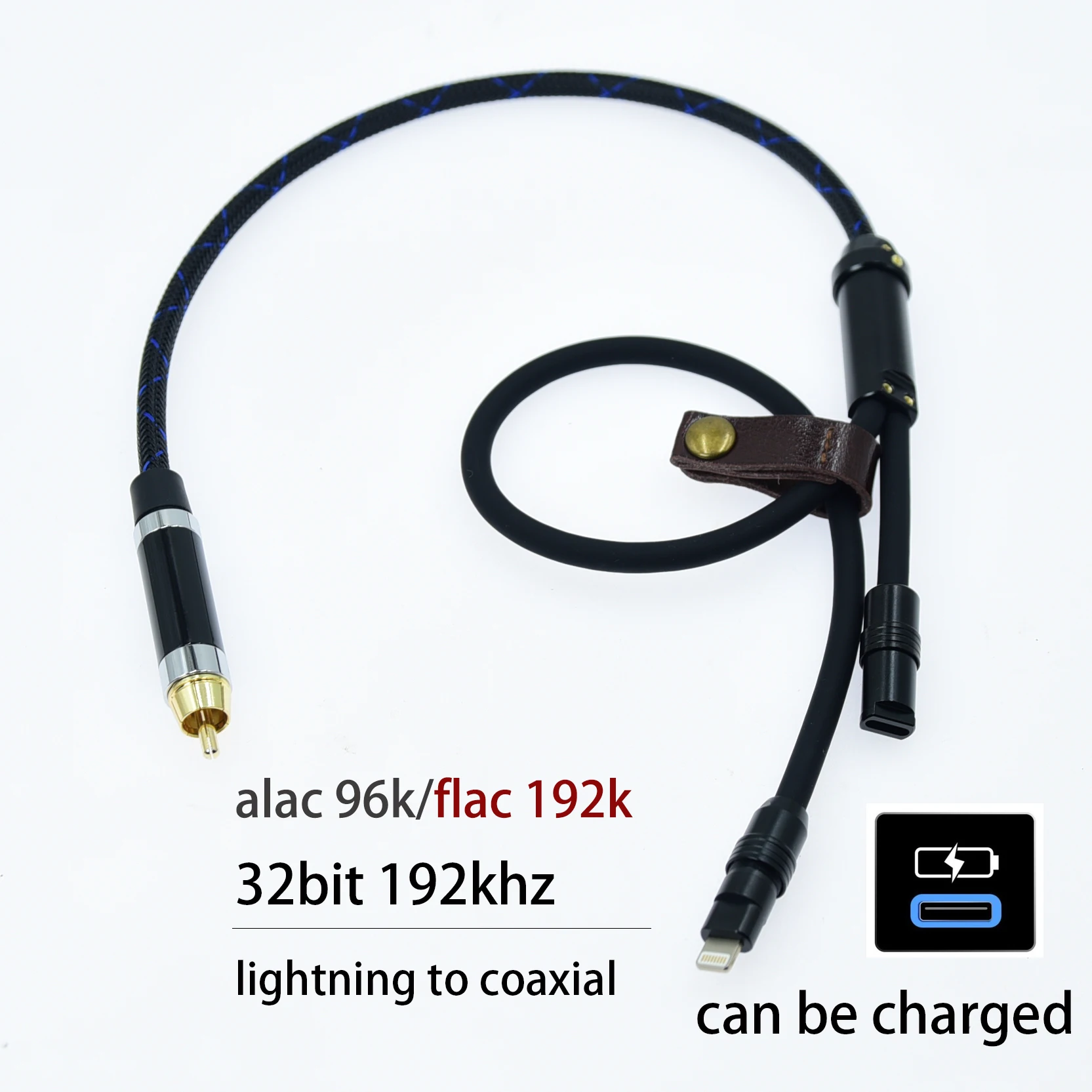 Cable Adaptador USB C A Coaxial Macho - Tipo C A RCA Hembra SPDIF Digital Para DAC Amplificador