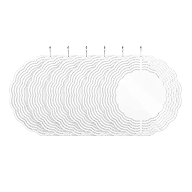 Forró! 6 Csomag 8 Hüvelykes Szublimációs Szél Fonó Üres 3D -S Szélfutók Lógó Fonógépek A Beltéri Kültéri Kerti Dekorációhoz - Image 4