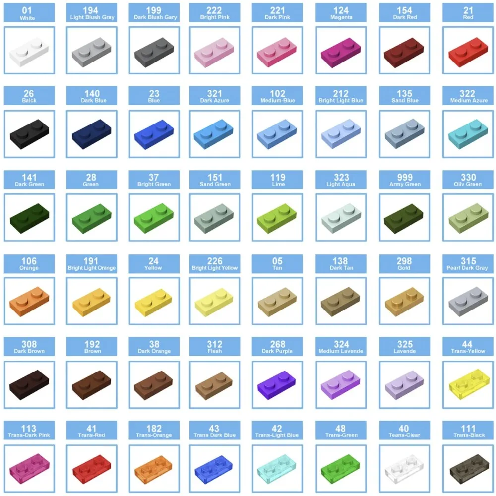 MOC 10PCS 5995 리프트암 개조형 토우볼 1x2 빌딩 블록 5997 스티어링 암 3x1 부품 브릭 흥미로운 장난감 어린이 선물