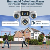 LS VISION 20MP 4 écrans sécurité WiFi caméra extérieure 10K 4 objectif 12X Zoom PTZ suivi automatique CCTV Surveillance sans fil caméra IP 3