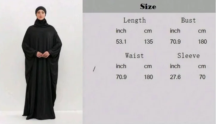 Hooded Muslim Prayer Abaya Dress Seeedad99d70740a3944d1319aed9b232f