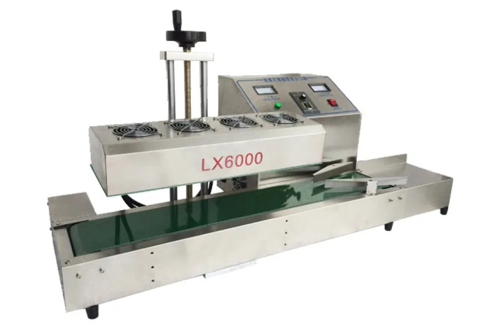 LX6000 220V Continuous Induction Sealer Bottle Cap Sealing Machine for Plastic Glass Packaging detail image 1