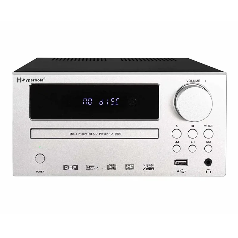 Multifunctional HIFI CD Player Built-in 50W * 2 Power Amplifier Bluetooth 5.0 Lossless Fever Audio Player Fiber Coaxial Output