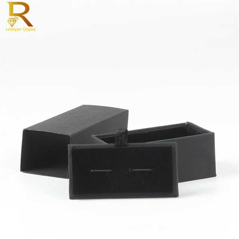 Wholesale Hot Sale Cufflinks Box Gift Box Gemelos New Storage Boxes Jewelry Cuff links Case Craft Badge Box Jewelry case