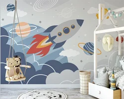 beibehang Custom wallpaper 3d hand-painted fashion interior decoration painting children's classic wall papers home decor