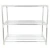 Shoe Rack Porch Storage and Assembly Shoe Rack Stainless Steel 3-Tier Shoe Rack Shoe Shelf Storage Organizer For Closet Entryway 1