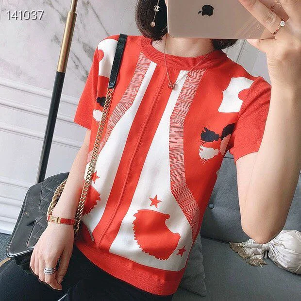 

Модные женские Топы И Футболки zc9869 2022, Подиумные Роскошные футболки в европейском стиле для вечеринки, женская одежда