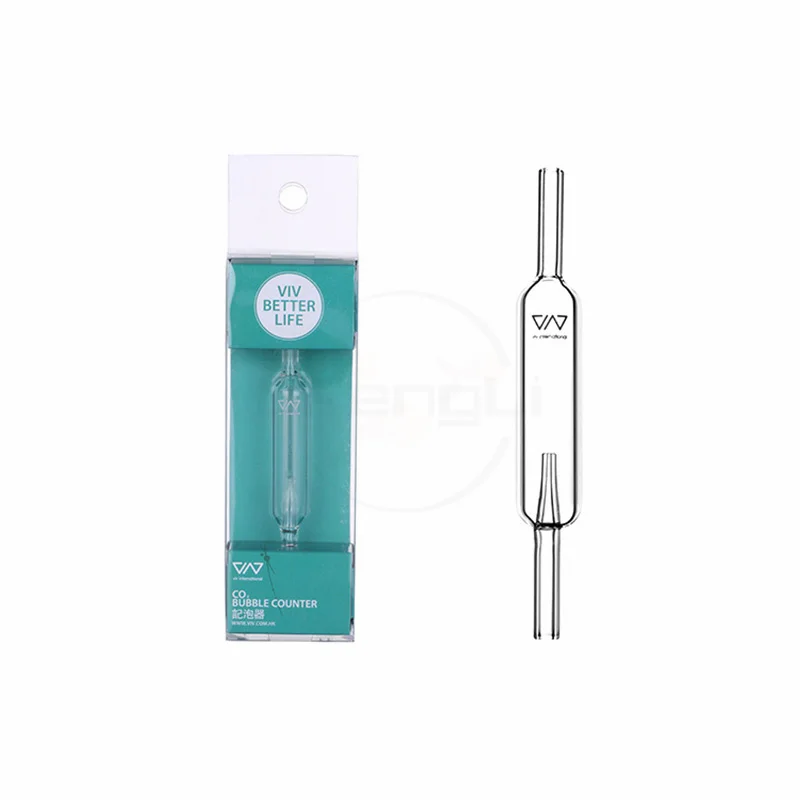 VIV CO2 Monitor Concentration Checker Crystal Glass Bubble Counter Hang On For Fish Plant Tanks Aquarium ADA Style Indicator 6