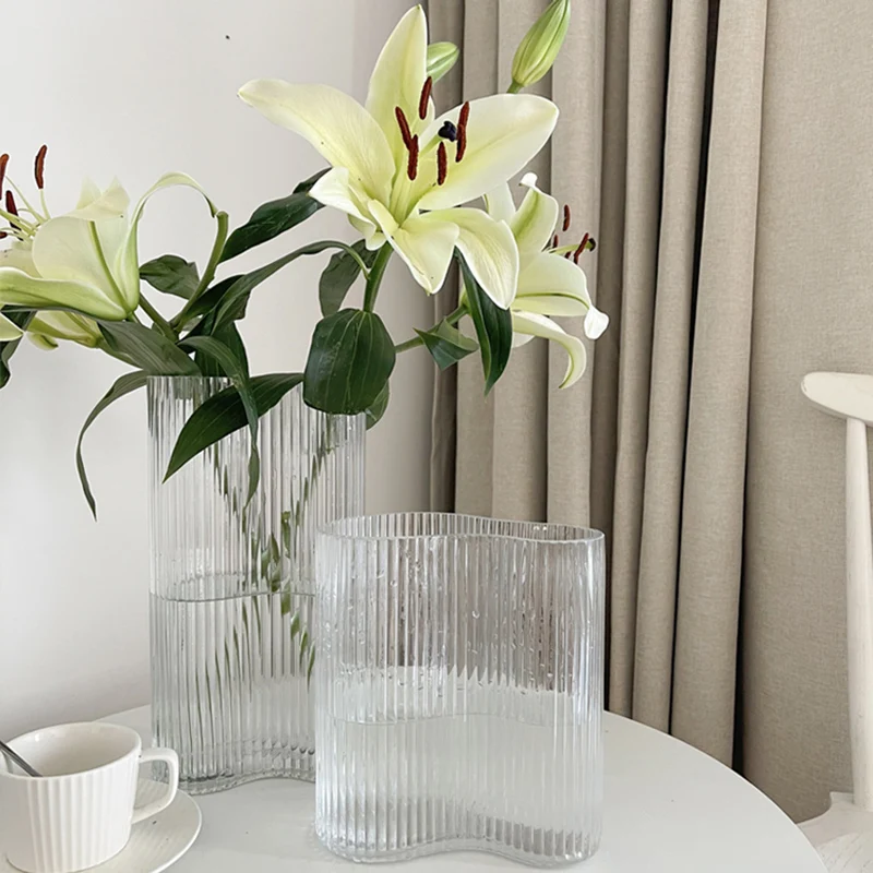 

Minimalist Hydroponic Vase Luxury Office Hydroponic Living Room Modern Weddings Vase Novelty Vasi Per Fiori Room Decortion Items