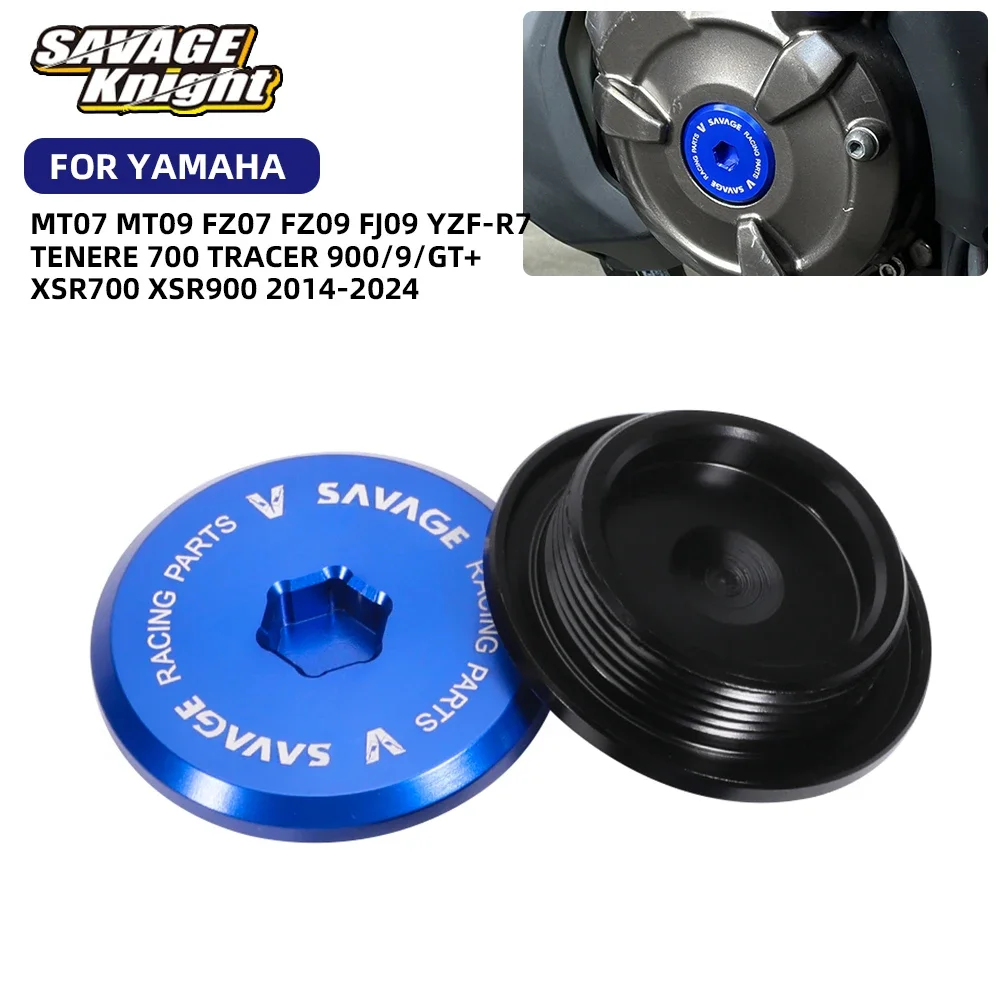 YZF R7 Engine Crankcase Alternator Cap Plug Cover Yamaha MT-09 MT-07 FZ09 Tracer 900 9 /GT 9GT+ Tenere 700 XTZ700 2014-motorcycle engine cover
