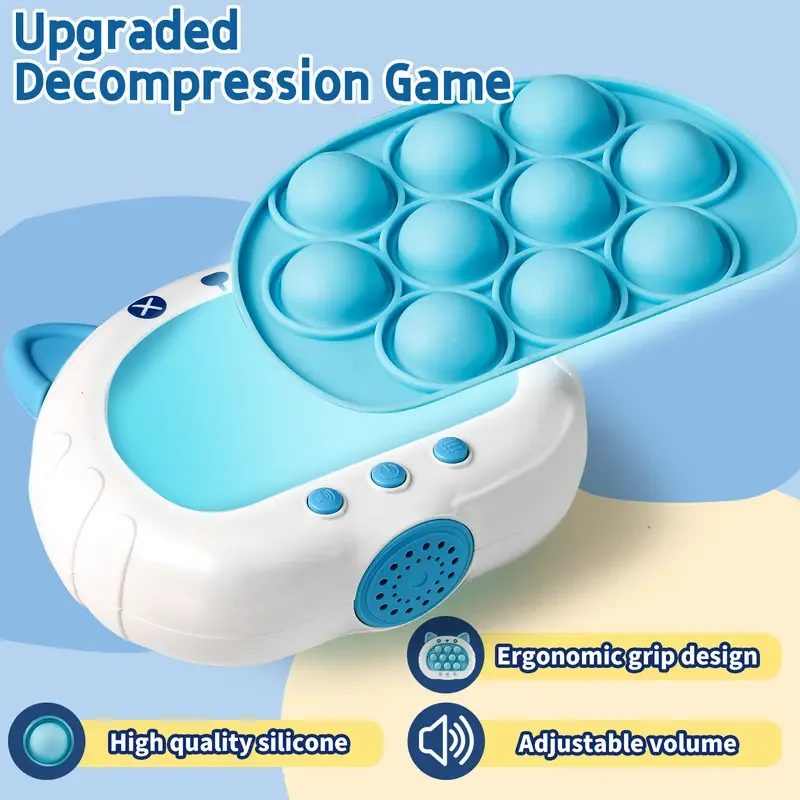1pc Quick Light Up Fast Push Puzzle Console For Kids - Fun Electronic Game_voghion.com