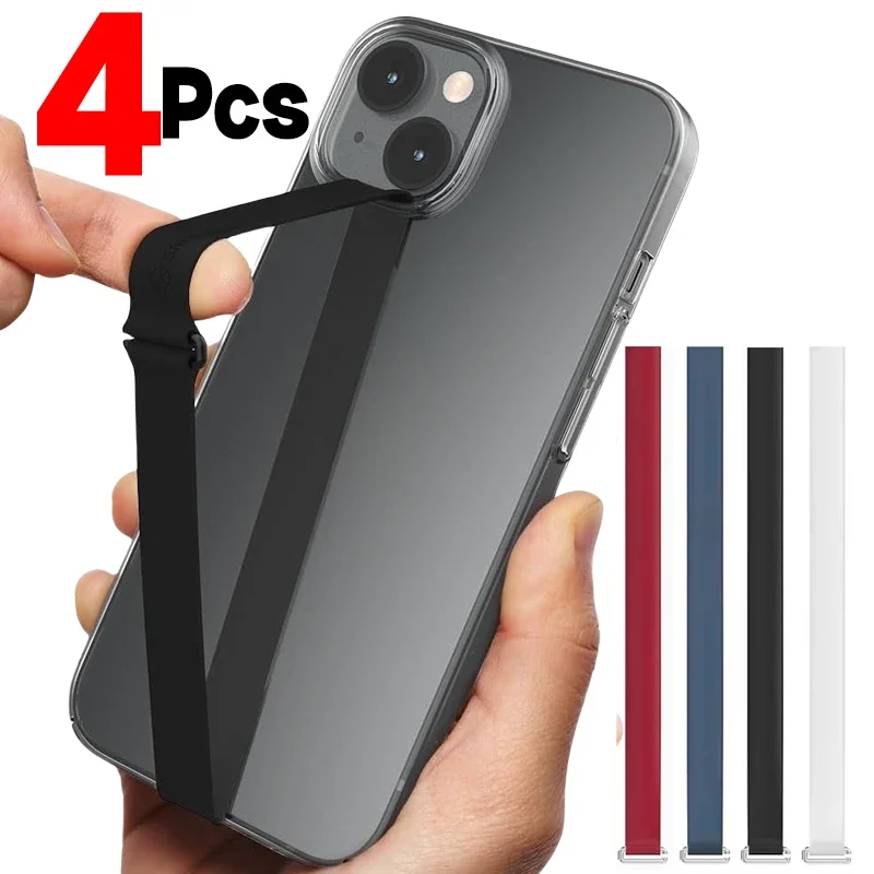 Silicone Phone Strap with Clip | Secure Finger Grip Holder
