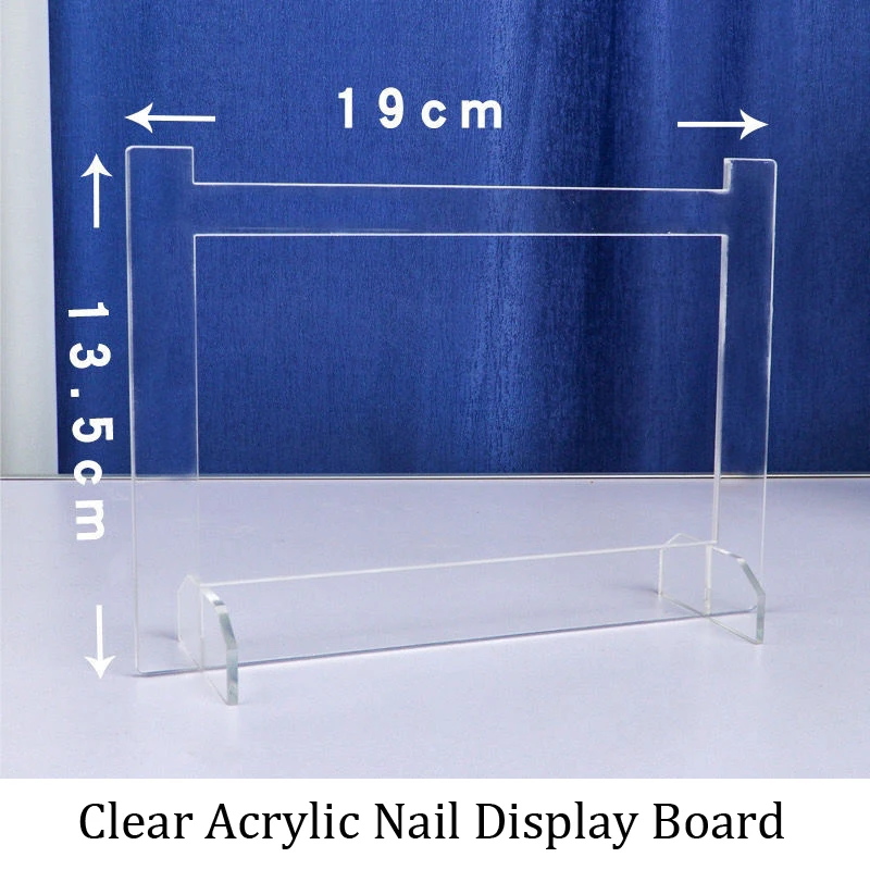 Aurora 10 Stück Acryl-Nagel-Displayständer für Salon Künstliche Nagelspitzen Lack-Präsentationsbrett Beauty-Salon Organizer – Detail 8