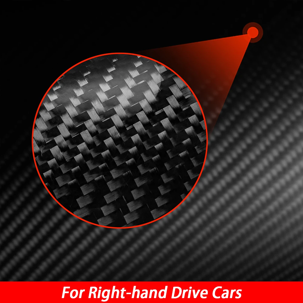 Ensemble Poignées De Porte Intérieures Pour Volkswagen Passat B5 (2001-2005) - Motif Fibre De Carbone