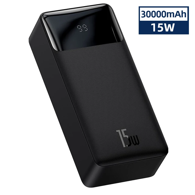  Baseus Power Bank 30000mAh Portable Fast Charging Powerbank 10000mAh/20000mAh USB Type C Quick Charge External Battery Charger 