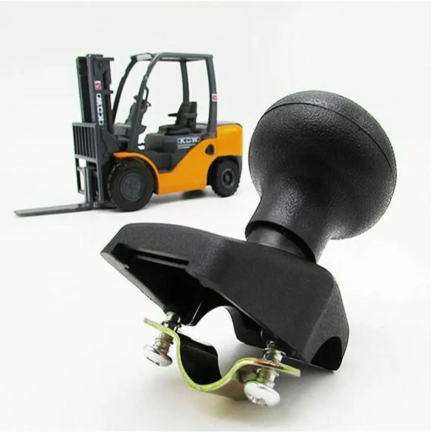 Eosnow Bouton rotatif de volant, aide à la rotation électrique, boule Style  tonnerre pour voitures, camion, tracteur, bateau, noir