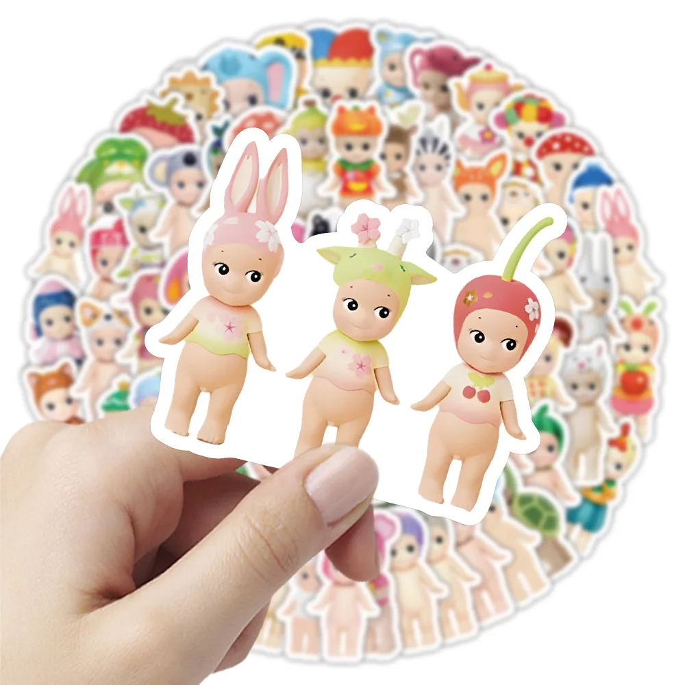 10/30/50/102PCS Sonny Angel Stickers Cute Cartoon Graffiti Sticker Luggage Laptop Guitar Car Bike DIY Decals Scrapbook Kids Toys 3