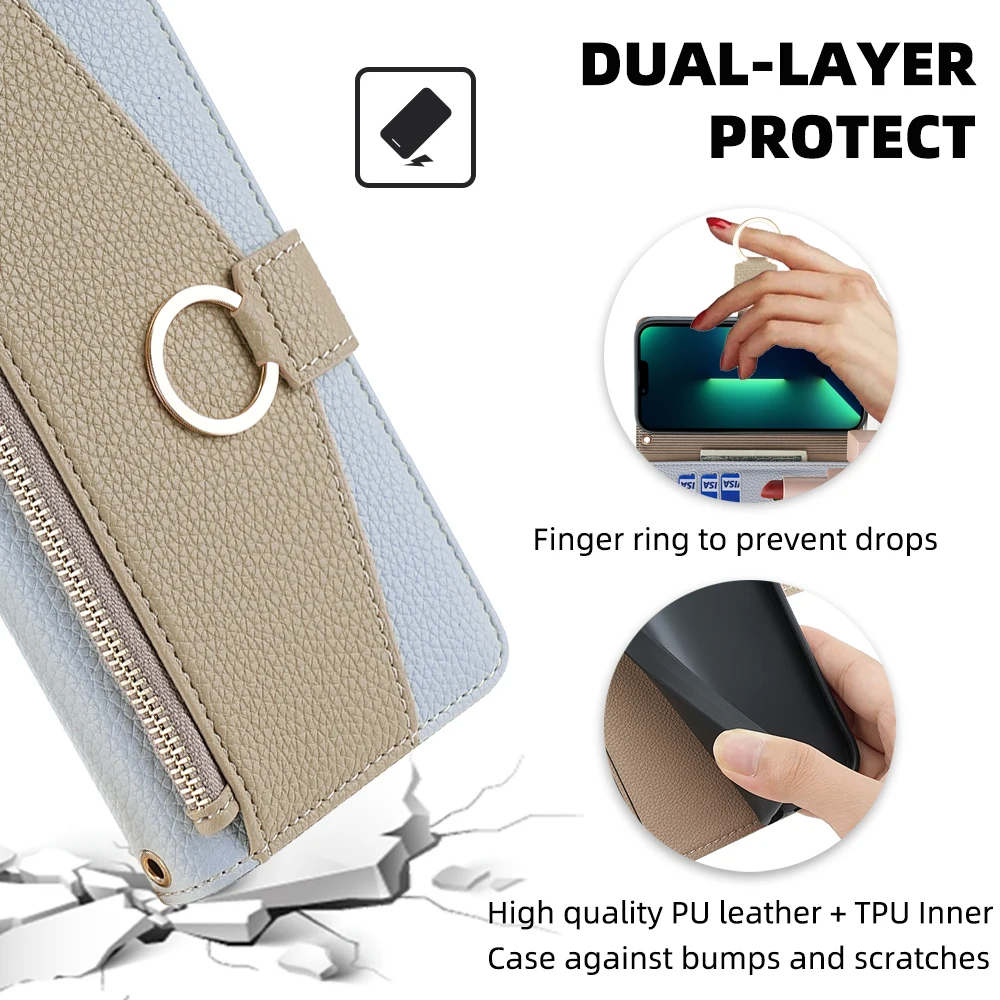Multifunctional Phone Case with Built-In Mirror