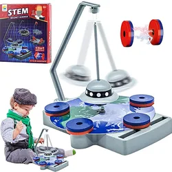 Magnetic Suspension Science Experiment Kit for Children - STEM Learning Toy Set (12 in 1 Magnet Game)