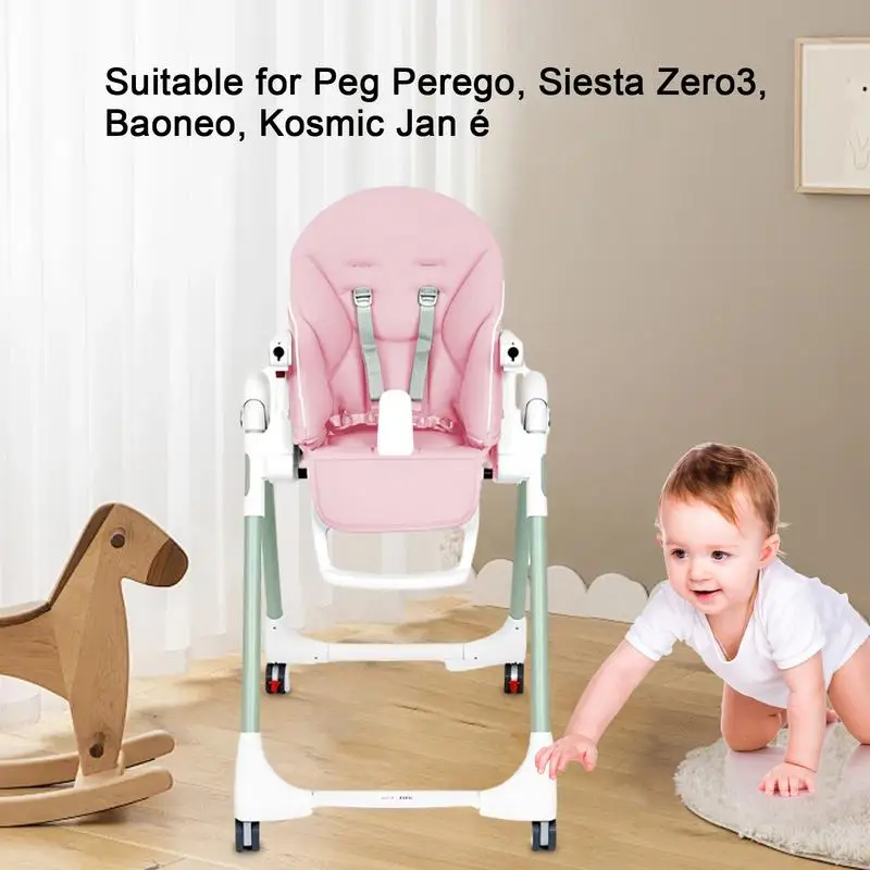 PU Leather Padding Cover Kids High Chair Cushion for Feeding Seat High Chair Padded Seat Dining chair covers Pad Comfortable