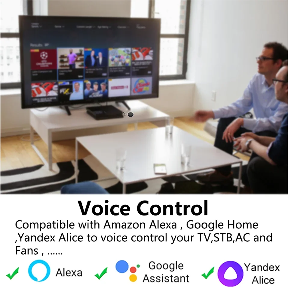 Tuya WiFi Smart Universal IR Remote Control DIY Smart Home Control For TV DVD AUD AC Alexa Google Home LIfe APP