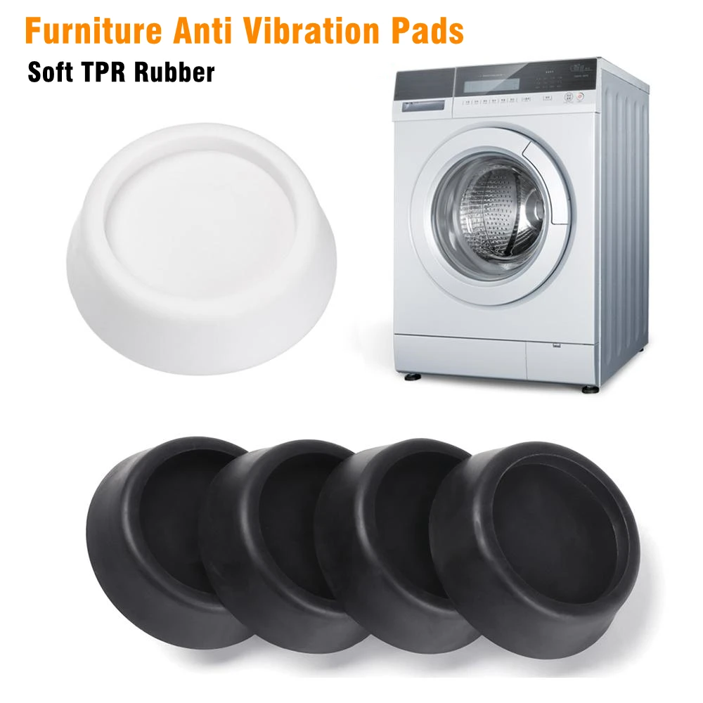 Non Slip Washing Machine Pads Dryer Stand Base Silicone Feet Mats Anti Vibration Table Chair Leg Cover Furniture Legs Protectors furniture leg pads furniture pads rubber pads washing machine pads anti vibration pads silicone pads