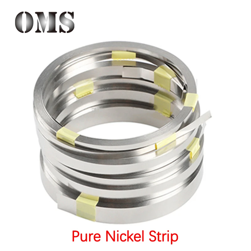 5M / 10M 0.2mm 99.6 Pure Nickel Strips For Lithium Battery Pack Welding