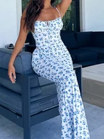 Elegant Floral Spaghetti Strap Dress - Image 5