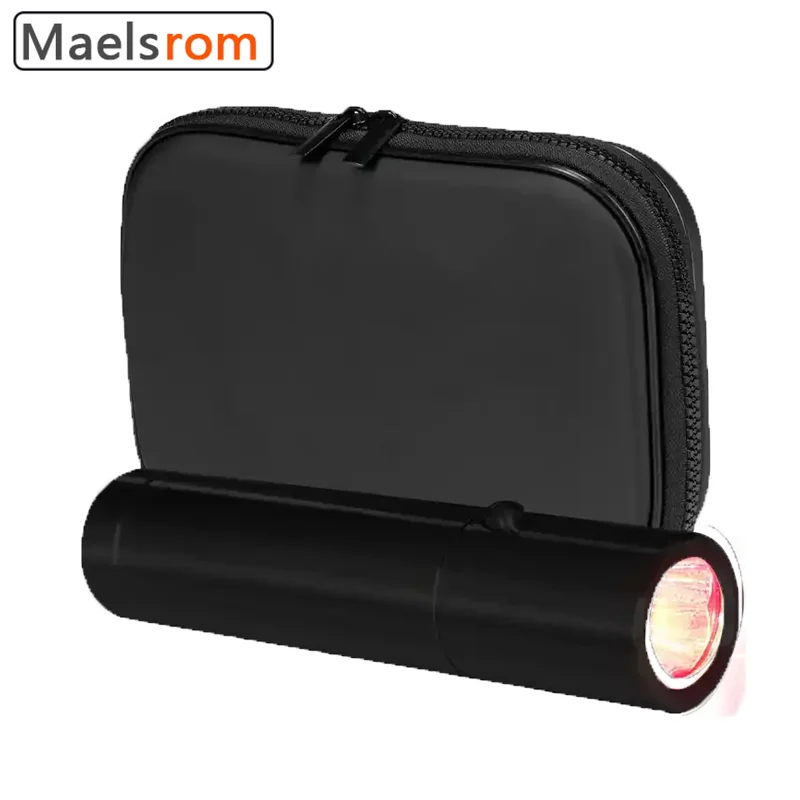 טיפול באור אדום נייד עם פנס ידני אינפרא אדום לטיפול בכאבים עם 3 צבעים תרפוליים להפחתת דלקות נוח