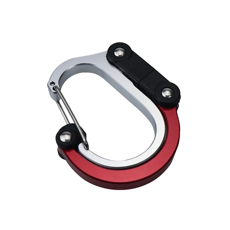 Description Picture 6 of itemCarabiner Hybrid Gear Clip Rotating Hook Strong Clips Camping Hiking Travel Backpack Mountain Climbing Outdoor Accessories