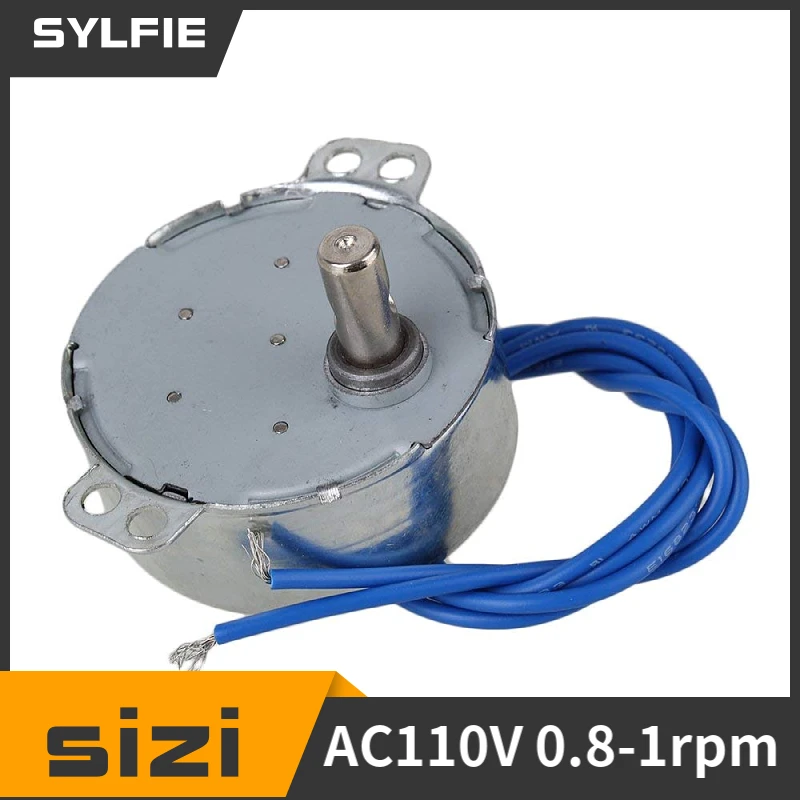 Фото TYC-50 AC 110V синхронный двигатель 0,8-1RPM CW/CCW 4W Torque 12 кг/см №1