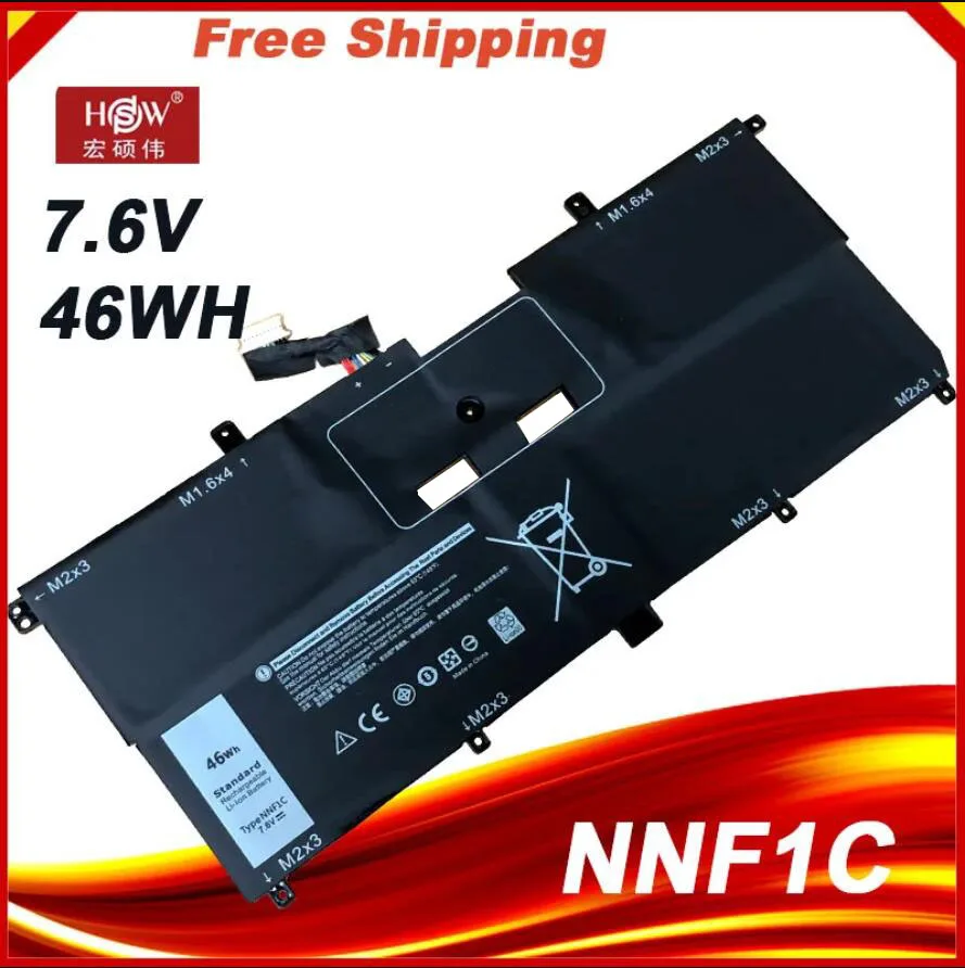 Nuova Batteria Originale Per Laptop Nnf1C Hmpfh Per Dell Xps 13 9365 Xps13-9365-D1805Ts,D1605Ts N003X9365-D1516Fcn Np0V3 P71G00