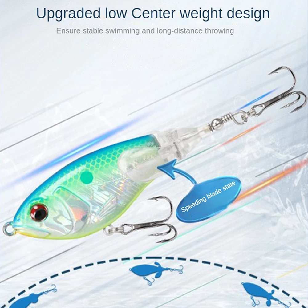 

Tractor Luya Bait Mini Portable 3d Eyes Floating Water Hard Bait Fishing Accessories Fishing Lure 8cm For Perch Mouth/bambos 9g