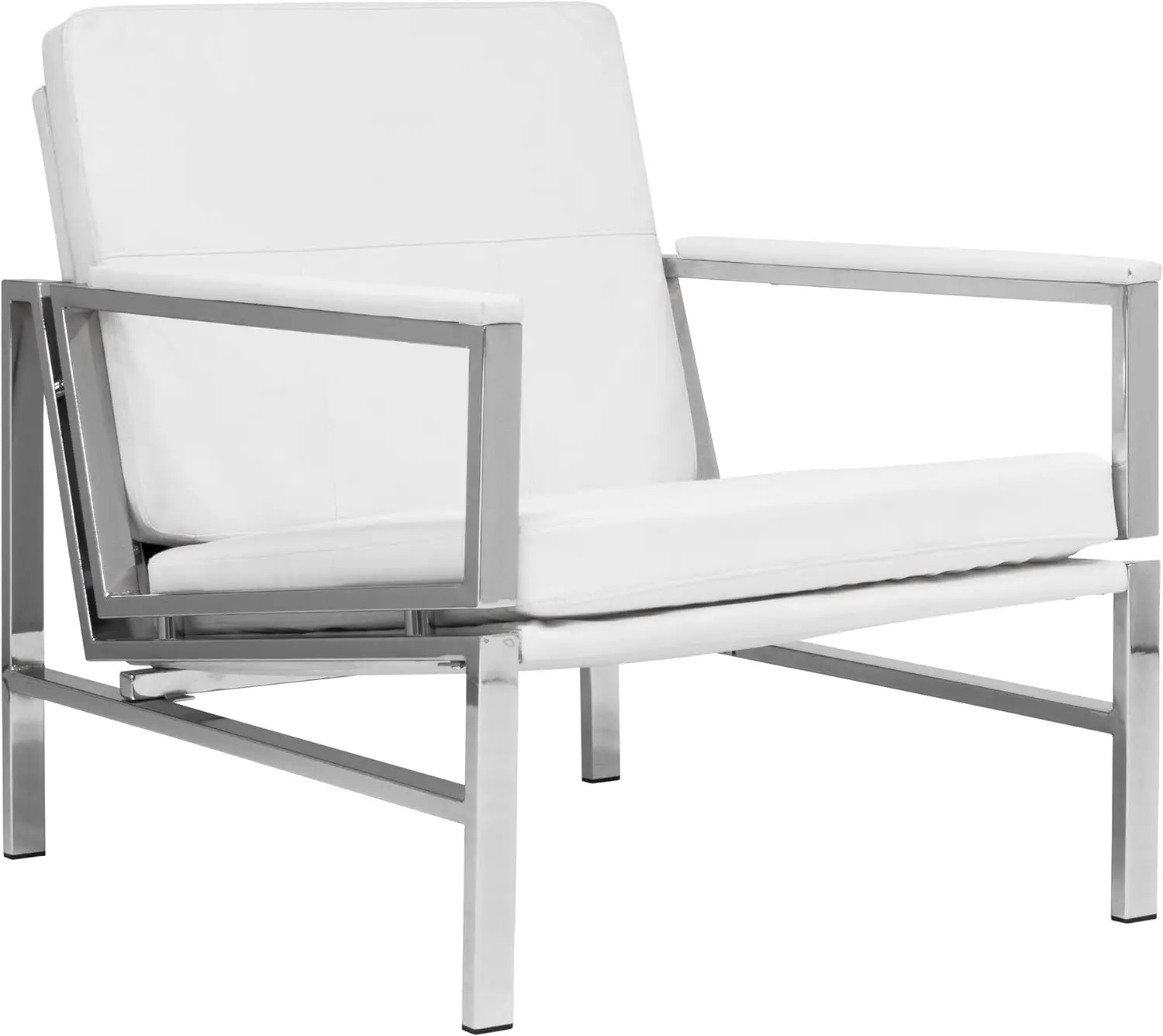 

Studio Designs Home Arms, Modern Atlas Accent Chair, 250, White