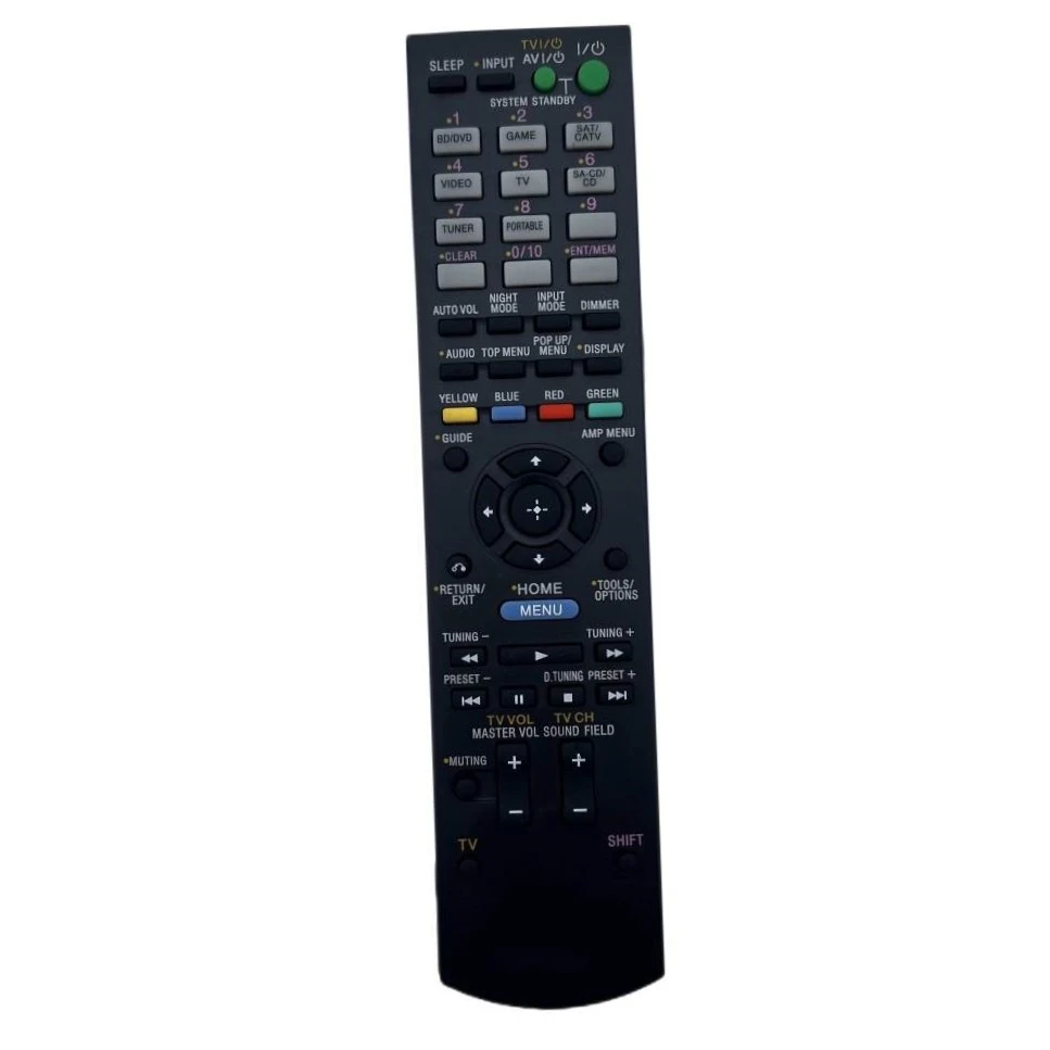 Replacement Remote Control For Sony AV Receivers - Compatible With STR-K7000, STR-DE625, STR-DG1100, STR-DA Series & More
