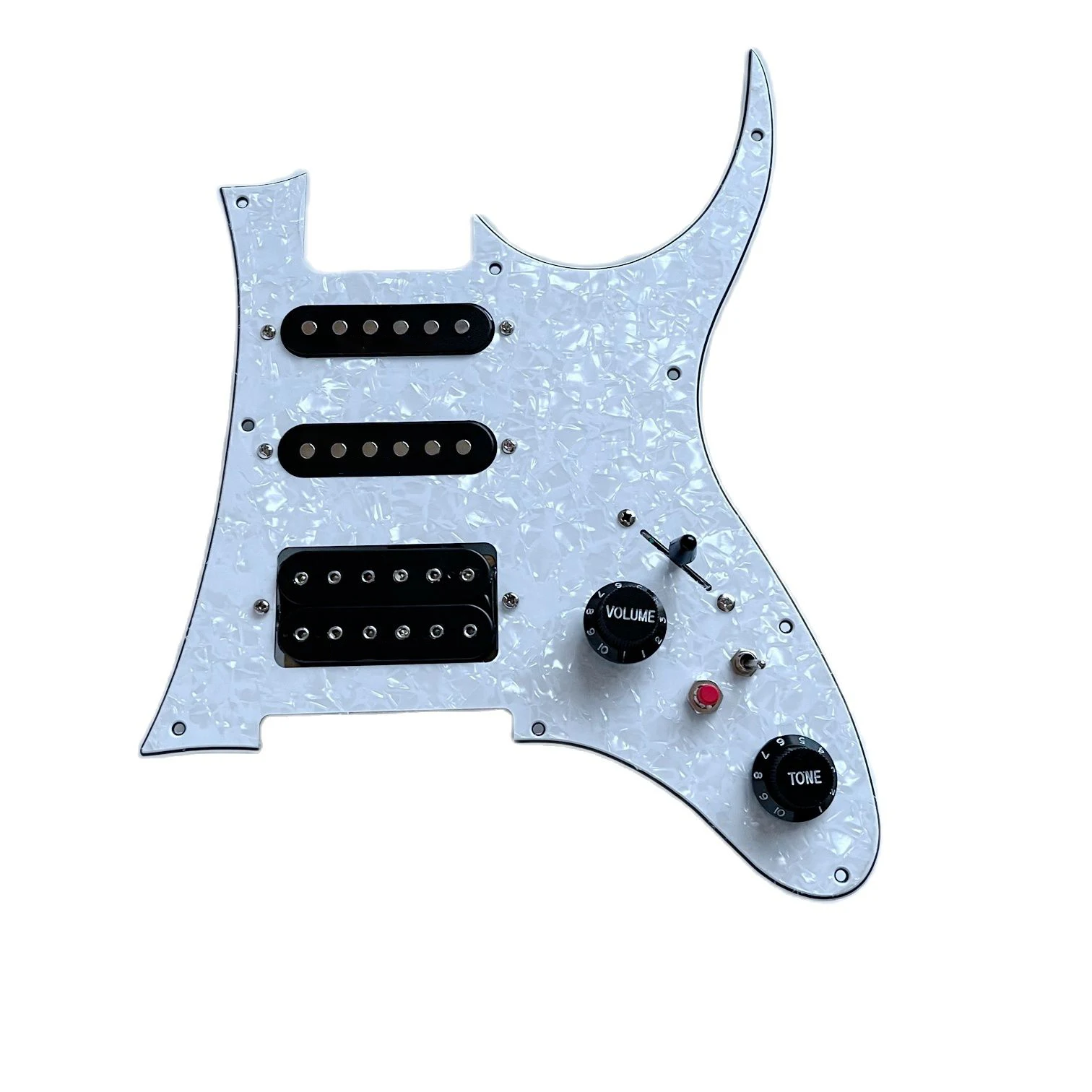 

Prewired SSH Guitar Pickguard Loaded Black Alnico V Pickups Set Multifunction Switch Welding Harness