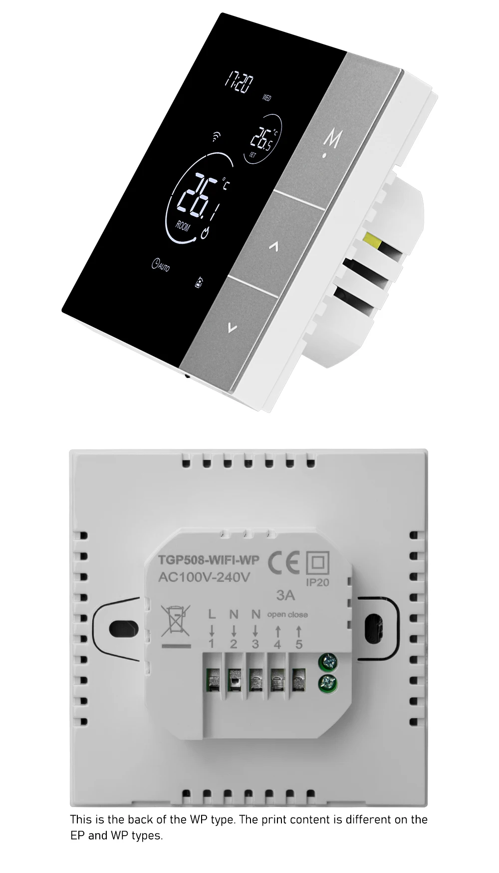 Tuya WIFI Warm Floor Heating Thermostat Smart Home Underfloor Thermoregulator wi