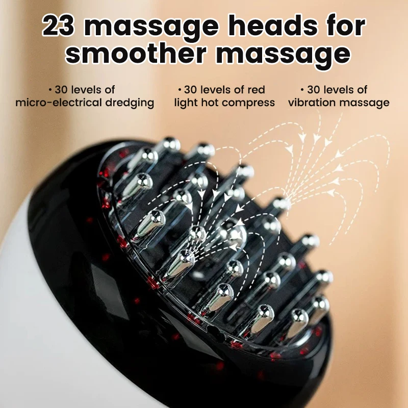 Electric Meridian Brush Gua Sha Body Massager Vibrate Microcurrent Hot Compress Scraping Lymphatic Drainage Machine Fat Burner 6
