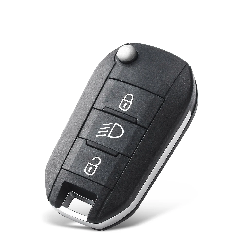 Key Case KEYYOU Car Key Case Citroen C-Elysee Peugeot 208 301 308 508 2008 3008 5008 RCZ Expert Partner Rifter Traveller Light