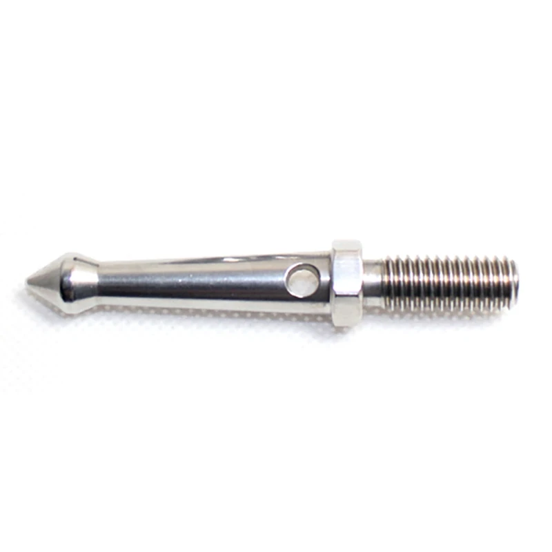 Photo Tripod 3Pcs Stainless 3/8 Inch Tripod Foot Spikes For Softer Looser Terrain For Gitzo/Manfrotto/Siri/Benro, Etc.