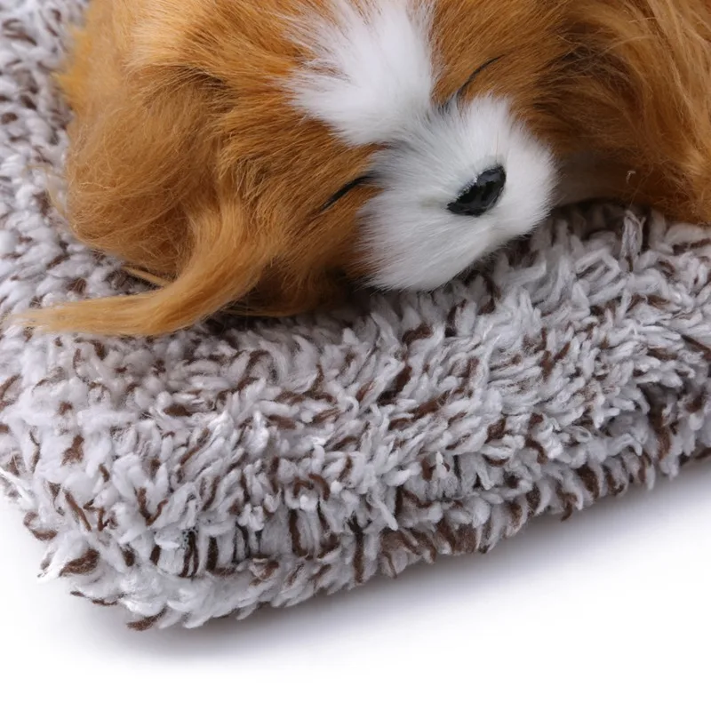 Charming Plush Puppy Ornament for Home and Car Decoration