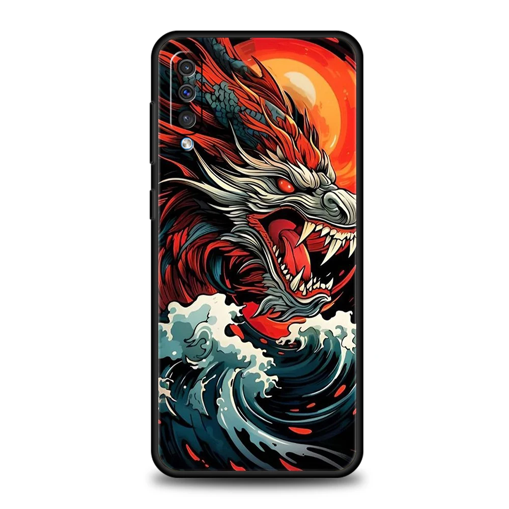 Silicone Chinese Dragon Phone Case - Durable & Stylish Protective Cover